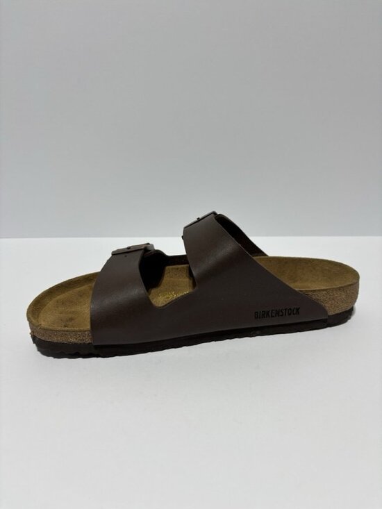 Birkenstock Men’s Arizona Dark Brown Sandals, Size US 10 M, EUR 43 main image 4